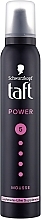 Mega Hold Styling Hair Mousse "Cashmere Touch" - Schwarzkopf Taft Power Cashmere Touch Mousse  — photo N1