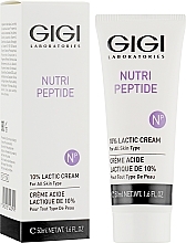 Cooling Cream with 10% Lactic Acid - Gigi Nutri-Peptide 10% Lactic Cream — photo N2