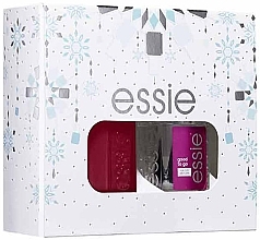 Fragrances, Perfumes, Cosmetics Set - Essie Winter Wonderland Duo Kit Makeup Gift Set (n/lacquer/13.5ml + t/coat/13.5ml)