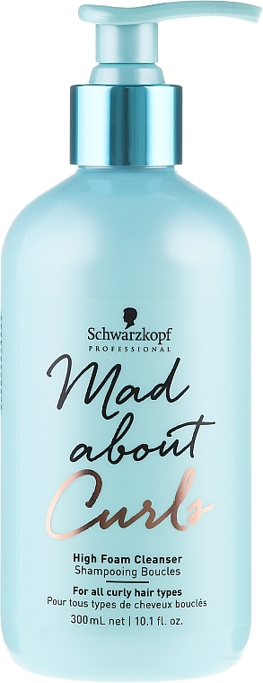 Sulfate-Free Curly Hair Shampoo - Schwarzkopf Professional Mad About Curls High Foam Cleanser Shampoo — photo N1
