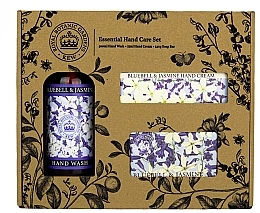 Fragrances, Perfumes, Cosmetics Set - The English Soap Company Bluebell & Jasmine Essential Hand Care Set (soap/240g + h/cr/75ml + h/wash/500ml)