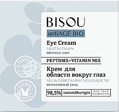 Fragrances, Perfumes, Cosmetics Multivitamin Eye Cream - Bisou AntiAge Bio Eye Cream