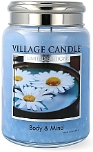 Fragrances, Perfumes, Cosmetics Scented Candle in Jar - Village Candle Spa Body & Mind