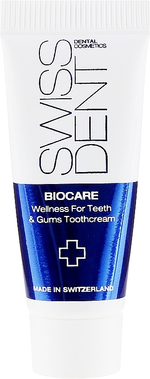 Toothpaste - SWISSDENT Biocare Wellness For Teeth And Gums Toothcream — photo N1