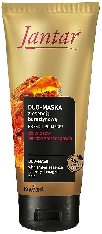 Amber Essence Mask for Very Damaged Hair - Farmona Jantar Duo-Mask  — photo N1