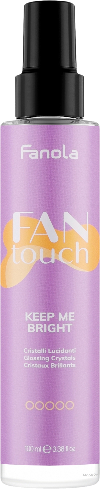 Hair Shine Crystals - Fanola Fantouch Keep Me Bright Polishing Crystals — photo 100 ml