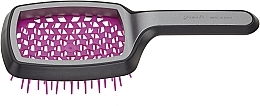 Hair Brush, black and pink - Janeke CurvyM Extreme Volume Brush — photo N2