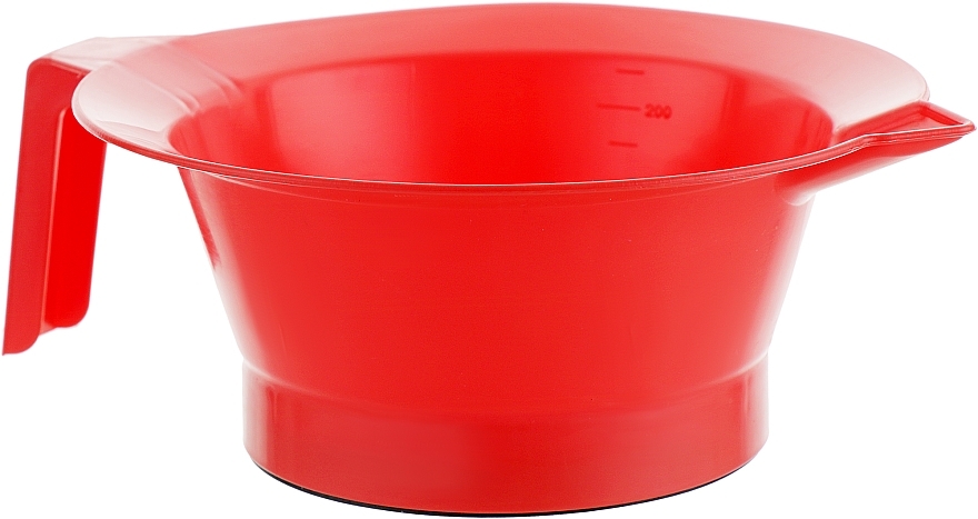 Hair Color Bowl with Rubber Base 964058, red - SPL — photo N1