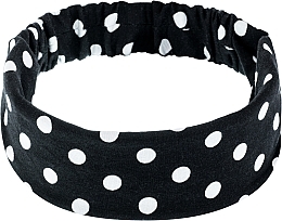 Fragrances, Perfumes, Cosmetics MakeUp - Knit Fashion Classic Headband, Black & White Polka Dot 