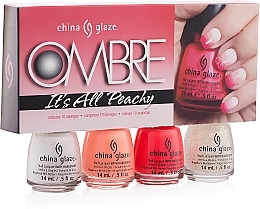 Fragrances, Perfumes, Cosmetics Nail Polish Set - China Glaze Ombre Its All Peachy