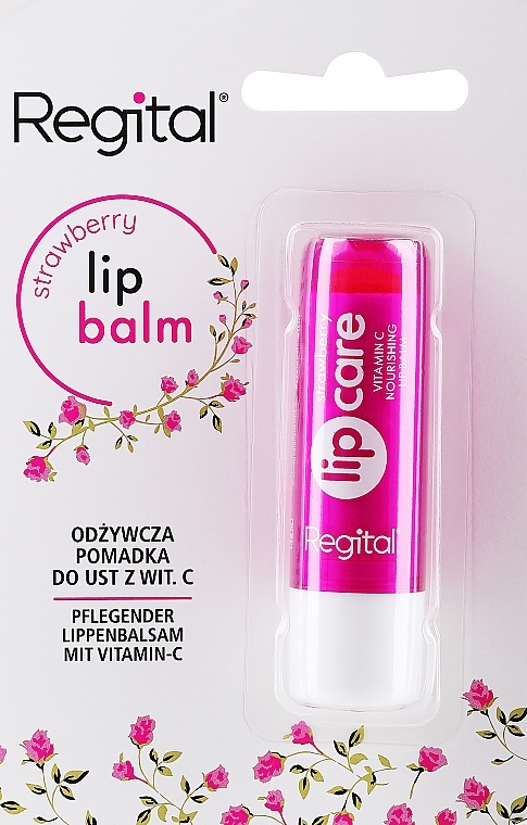 Lip Balm "Strawberry" - Regital Strawberry Lip Care  — photo N1