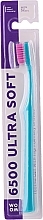 Toothbrush Soft, turquoise - Woom 6500 Ultra Soft Toothbrush — photo N1