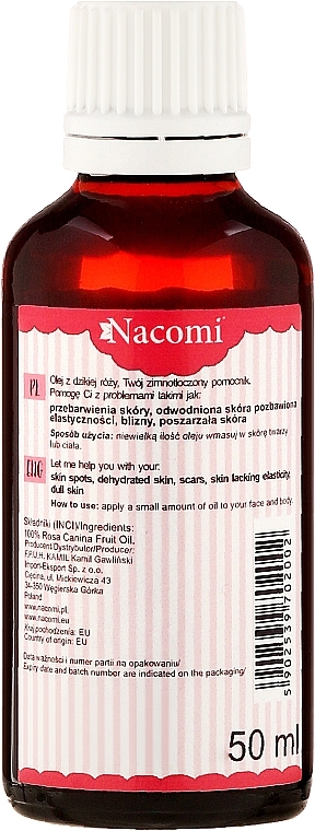 Dry Skin Oil - Nacomi Wild Rose Oil — photo N4