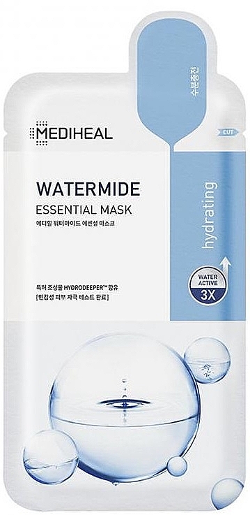 Moisturising Sheet Mask for Sensitive Skin - Mediheal Watermide Essential Mask — photo N1