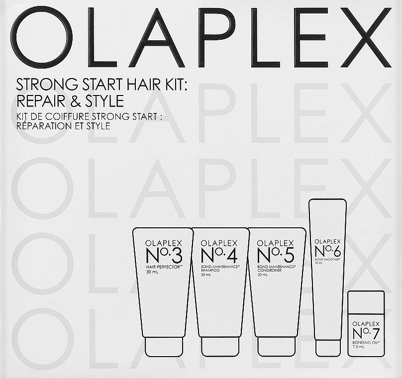 Set, 5 products - Olaplex Strong Start Hair Kit — photo N1