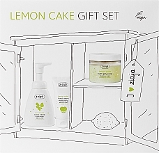 Fragrances, Perfumes, Cosmetics Lemon Cupcake Set - Ziaja Lemon Cake Gift Set (b/foam/250ml + h/cr/50ml + w/jelly/260ml)