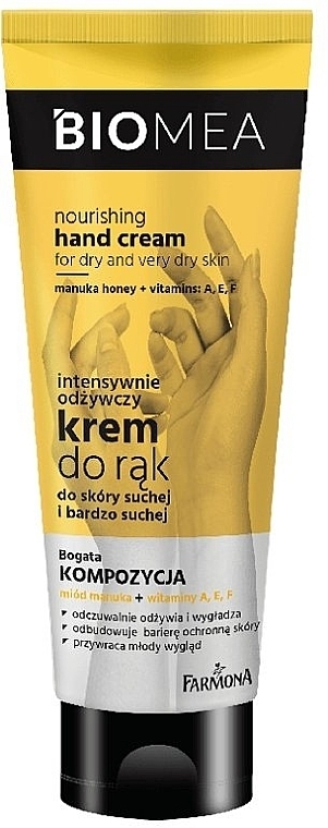 Nourishing Hand Cream - Farmona Biomea Nourishing Hand Cream — photo N1