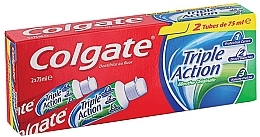 Fragrances, Perfumes, Cosmetics Toothpaste Set "Triple Action. Natural Mint" - Colgate Triple Action (toothpaste/2x75ml)