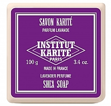 Set - Institut Karite Shea Soap Trio Rose, Lavender and Cherry Blossom (soap/100g + soap/100g + soap/100g) — photo N3