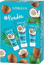 Fragrances, Perfumes, Cosmetics Set - Soraya Foodie Coconut (b/lot/200ml + h/cr/75ml + f/scr/75ml)