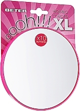 Fragrances, Perfumes, Cosmetics Hang Mirror with 10x Magnification, 13 cm, pink - Beter Macro Mirror Oooh XL