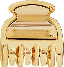 Claw Clip, 3.5x3 cm, gold - Janeke Hair Clip — photo N1