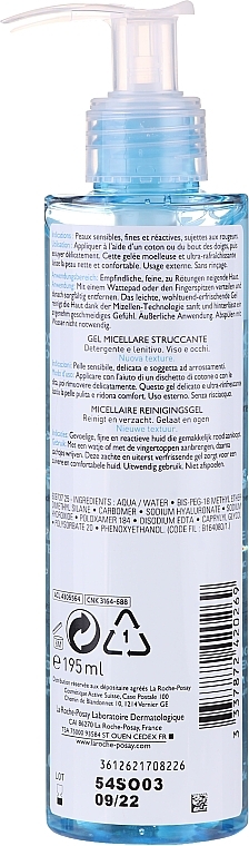 Micellar Face & Eye Gel - La Roche-Posay Rosaliac Micellar Make-Up Removal Gel — photo N3