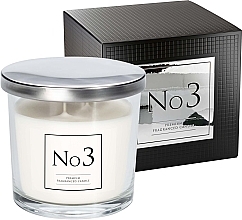 Fragrances, Perfumes, Cosmetics Scented Candle #3 with Two Wicks - Bispol Premium Fragranced Candle №3