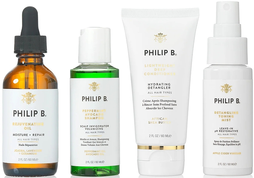 Set, 4 products - Philip B 4 Step Treatment Discovery Kit — photo N2