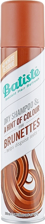 Dry Shampoo - Batiste Dry Shampoo Medium and Brunette a Hint of Colour — photo N3