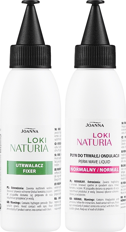 Permanent Hair Curling Liquid - Joanna Naturia Loki Normalny — photo N4