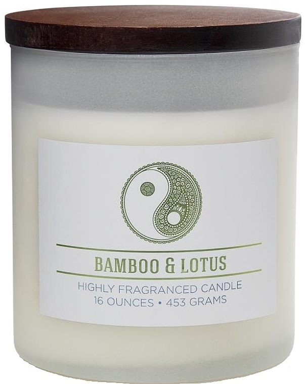 2-Wick Scented Candle - Colonial Candle Bamboo Lotus — photo N2