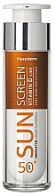 Facial Sun Cream - Frezyderm Sun Screen Vitamin D Like Skin Benefits Cream to Powder SPF50+ — photo N1