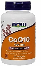 Fragrances, Perfumes, Cosmetics Coenzyme Q10, 60 capsules - Now Foods CoQ10 With Vitamin E & Lecithin