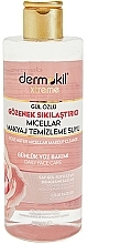 Cleansing Micellar Water with Rose Extract - Dermokil Rose Water Micellar Makeup Cleaner — photo N1