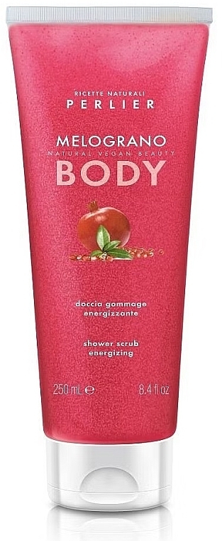 Pomegranate Shower Gel Scrub  - Perlier Pomegranate Shower Scrub Energizing — photo N1