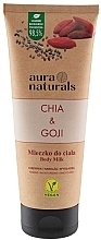 Fragrances, Perfumes, Cosmetics Chia & Goji Body Milk - Aura Naturals Chia & Goji Body Milk