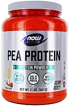 Pea Protein, vanilla toffee - Now Foods Sports Pea Protein Vanilla Toffee — photo N2