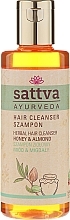 Fragrances, Perfumes, Cosmetics Shampoo - Sattva Cleanser Shampoo Honey Almond