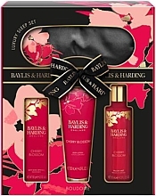 Fragrances, Perfumes, Cosmetics Set - Baylis & Harding Boudoire Cherry Blossom Luxury Beauty Sleep Gift Set (spray/100 ml + b/lot/130 ml + crystal/150 g + acc/1 pc)