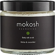 Fragrances, Perfumes, Cosmetics Body Scrub "Melon & Cucumber" - Mokosh Cosmetics Body Salt Scrub Melon & Cucumber