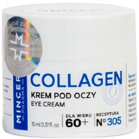 Eye Cream 60+ №305 - Mincer Pharma Collagen Eye Cream — photo N1