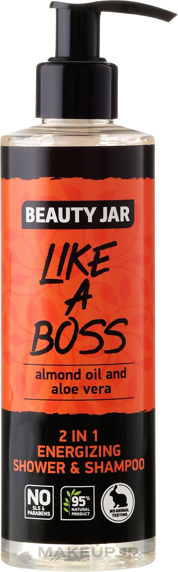Like A Boss Shower Gel & Shampoo - Beauty Jar 2In1 Energizing Shower&Shampo — photo 250 ml
