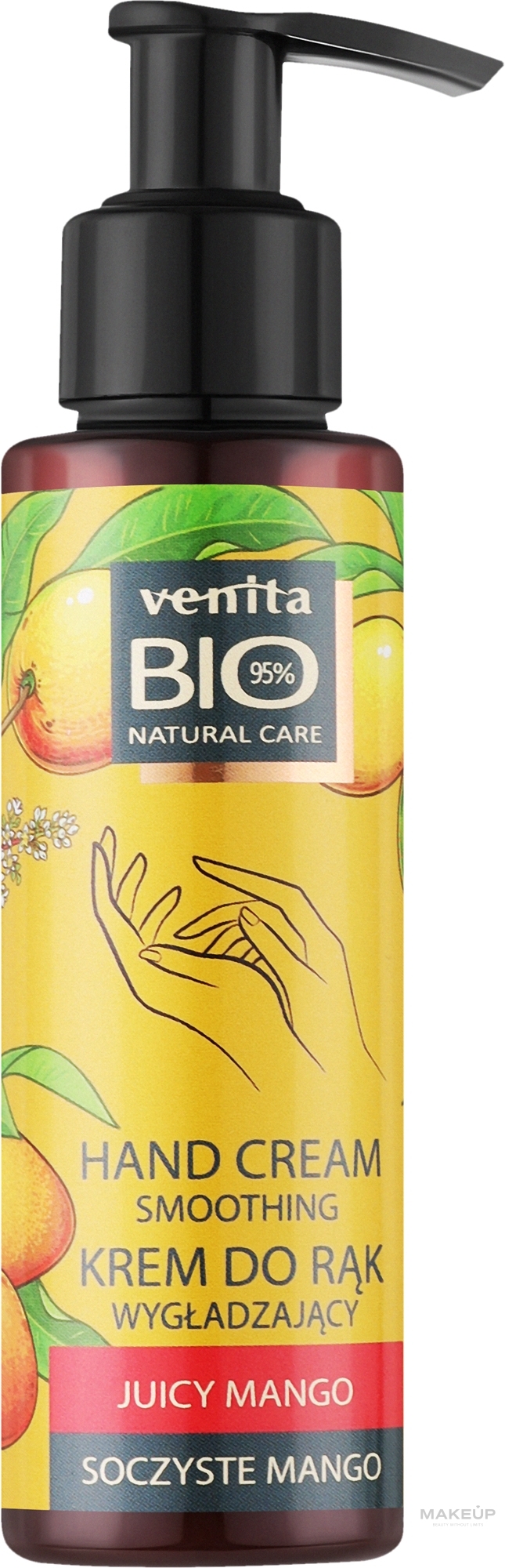 Mango Hand Cream - Venita Bio Natural Care Smoothing Hand Cream — photo 100 ml