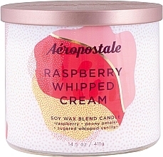 Fragrances, Perfumes, Cosmetics Scented Candle - Aeropostale Raspberry Whipped Cream Fine Fragrance Candle