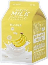 Nourishing Sheet Mask "Banana" - A'Pieu Milk One-Pack Nourishing Banana — photo N1