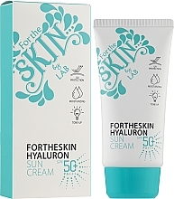 Hyaluronic Acid Sunscreen - Fortheskin Hyaluron Sun Cream SPF50+/PA+++ — photo N3