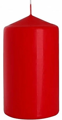 Cylindrical Candle 70x120 mm, red - Bispol — photo N1