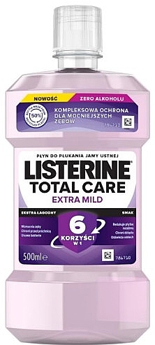 マウスウォッシュ - Listerine Total Care Extra Mild	 — photo N1