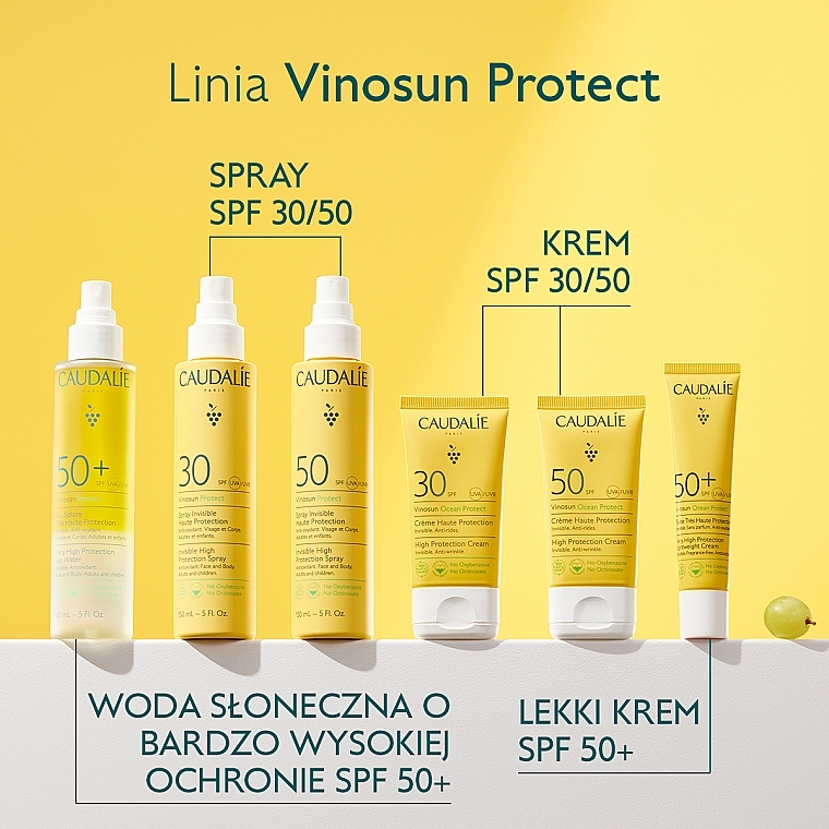 Light Face Sunscreen - Caudalie Vinosun Protect Very High Lightweight Cream SPF 50+ — photo N8